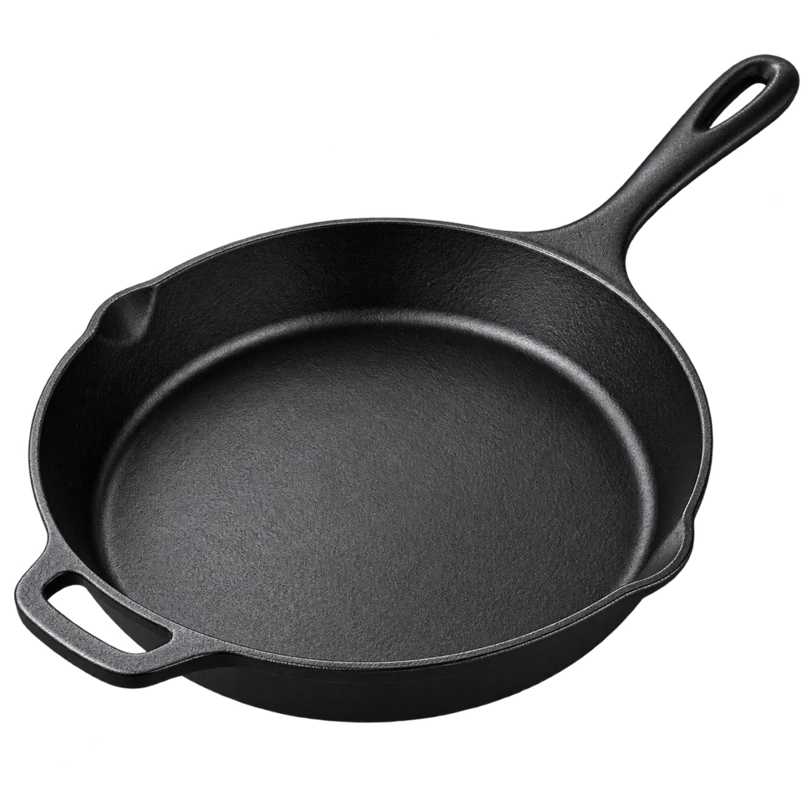 black pan long handle