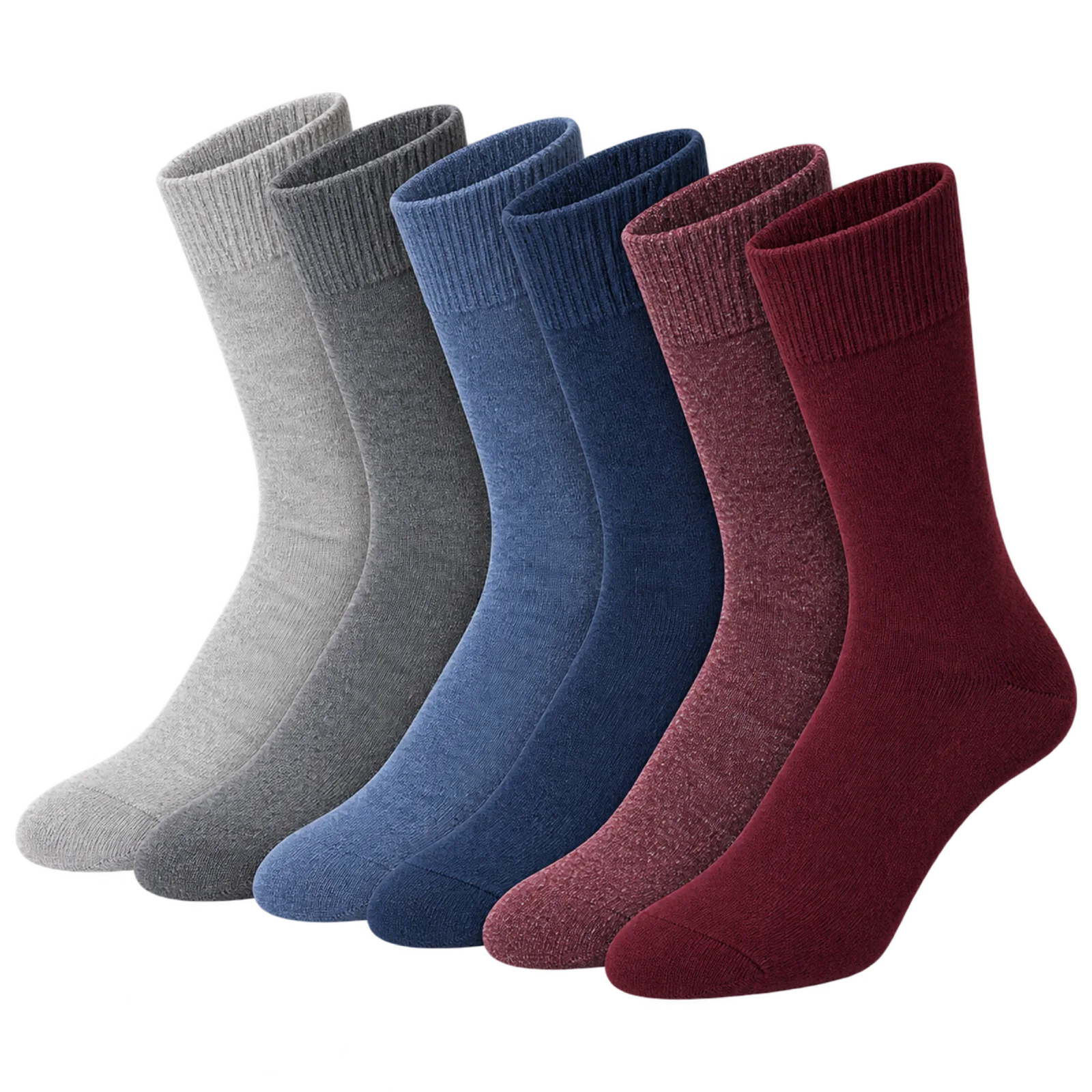 six wool socks